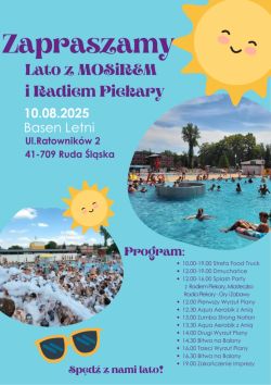 10.08.2025 Lato z MOSiR i Radiem Piekary - Basen Letni.