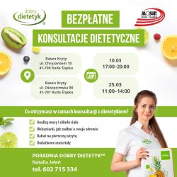 Basen Kryty Ruda 1 i Kochłowice - Konsultacje Dietetyczne.