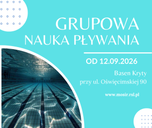 Grupowa Nauka Pływania - edycja jesienna