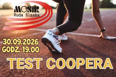 Jesienny Test Coopera 30.09.2026 - 19.00 Stadion Czarnoleśna.