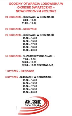 Lodowisko Burloch Arena - Orzegów.