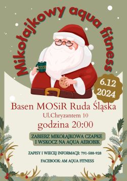 Mikołajkowy Aqua Fitness - Basen Kryty Ruda 1.
