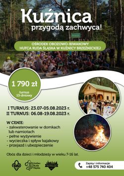 Obóz Ośrodek Obozowo - Biwakowy w Kuźnicy Brzeźnickiej.