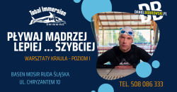 Pływaj bez wysiłku warsztaty kraula - Basen Kryty Ruda 1.