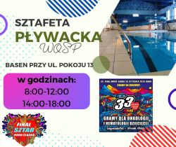 Pływaj z WOŚP - Basen Kryty Nowy Bytom
