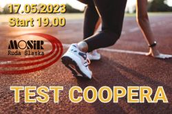 Test Coopera 17.05.2023 r. - godzina 19.00 Stadion Lekkoatletyczny Czarnoleśna.