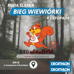 Zapraszamy Bieg Wiewiórki - 04.11.2023