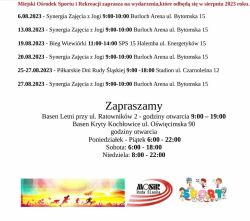 Zapraszamy do udziału w wydarzeniach sportowych.