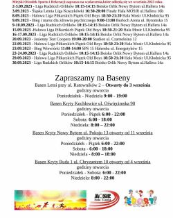 Zapraszamy do udziału w wydarzeniach sportowych.